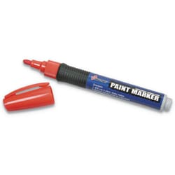 Enterprise Technology Solutions&nbsp;Paint Marker, Medium Bullet Tip, Red, 6/Pack