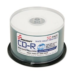 Enterprise Technology Solutions&nbsp;Cd-R Disc, 700Mb/80Min, 52X, Printable, Spindle, 50/Pack