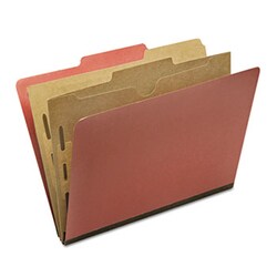 Enterprise Technology Solutions Pocket-Style Classification Folder, 2 Dividers,