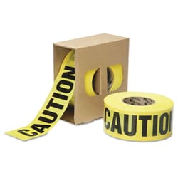 Enterprise Technology Solutions&nbsp;Caution Barricade Tape, 2 Mil Thick, 3