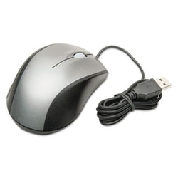 Enterprise Technology Solutions&nbsp;Optical Wired Mouse, Usb 2.0, Right Hand Use, Black/Gray