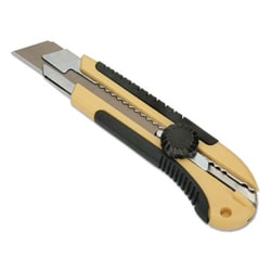 Enterprise Technology Solutions Heavy-Duty Utility Knife, Cushion Grip,