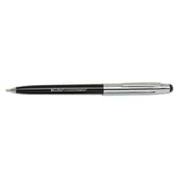 Enterprise Technology Solutions&nbsp;Combo Retractable Ballpoint Pen/Stylus, 1Mm, Black Ink, Black/Silver Barrel