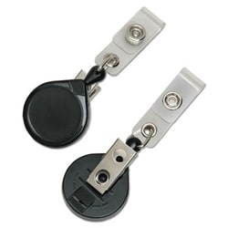 Enterprise Technology Solutions Retractable Id Reel With Bulldog Clip,