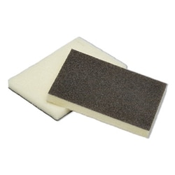 Enterprise Technology Solutions Heavy-Duty Scouring Pad Sponge, 3 X 4.5, Yellow/Green, Dozen