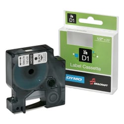 Enterprise Technology Solutions Dymo/Skilcraft Label Cassette, 0.5" X 23