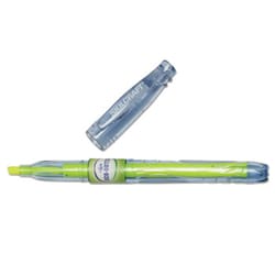 Enterprise Technology Solutions&nbsp;Eco-Bottle Recycled Highlighter, Chisel Tip, Yellow, Dozen