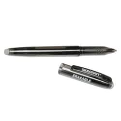 Enterprise Technology Solutions&nbsp;Erasable Re-Write Stick Gel Pen, 0.7Mm, Black Ink/Barrel, Dozen