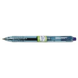 Enterprise Technology Solutions&nbsp;Eco-Bottle Retractable Gel Pen, 0.7Mm, Blue Ink, Translucent Blue Barrel, Dozen