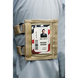 Enterprise Technology Solutions Armband Badge Holder, Tan, 2 5/8