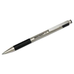 Enterprise Technology Solutions&nbsp;Zebra Retractable Ballpoint Pen, 0.7Mm, Black Ink, Steel Barrel, 2/Pack
