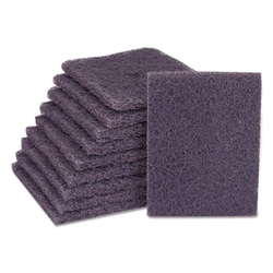 Enterprise Technology Solutions Griddle Polishing Pad, 4 X 6, Nylon, Black,