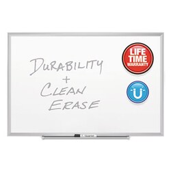 Enterprise Technology Solutions Classic Series Porcelain Magnetic Board, 48 X 36, White, Silver Alum. Frame
