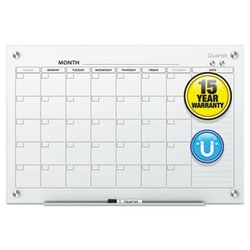 Enterprise Technology Solutions Infinity Magnetic Glass Calendar Board, 48 X 36