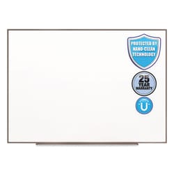 Enterprise Technology Solutions Fusion Nano-Clean Magnetic Whiteboard, 48 X 36, Silver Frame
