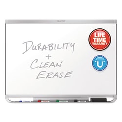 Enterprise Technology Solutions PRESTIGE 2 DURAMAX MAGNETIC PORCELAIN WHITEBOARD, 48 X 36, SILVER FRAME