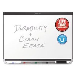Enterprise Technology Solutions PRESTIGE 2 DURAMAX MAGNETIC PORCELAIN WHITEBOARD, 96 X 48, GRAPHITE FRAME