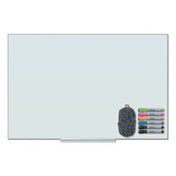 Enterprise Technology Solutions&nbsp;FLOATING GLASS DRY ERASE BOARD, 36 X 24, WHITE