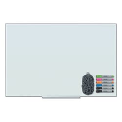 Enterprise Technology Solutions FLOATING GLASS DRY ERASE BOARD, 48 X 36, WHITE