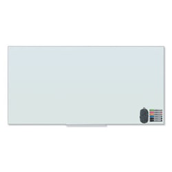 Enterprise Technology Solutions&nbsp;FLOATING GLASS DRY ERASE BOARD, 72 X 36, WHITE