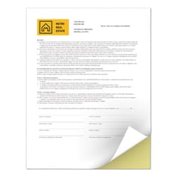 Enterprise Technology Solutions REVOLUTION DIGITAL CARBONLESS PAPER, 2-PART, 8.5 X 11, CANARY/WHITE, 5, 000/CARTON