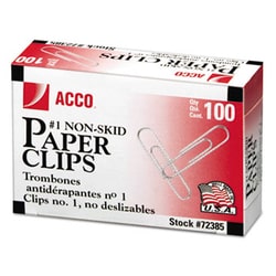 Enterprise Technology Solutions Paper Clips, Medium (No. 1), Silver, 1,000/Pack,