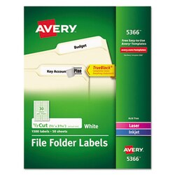 Enterprise Technology Solutions Permanent Trueblock File Folder Labels