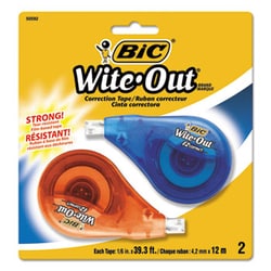 Enterprise Technology Solutions Wite-Out Ez Correct Correction Tape, Non-Refillable,