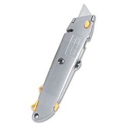 Enterprise Technology Solutions&nbsp;Quick-Change Utility Knife W/Retractable Blade & Twine Cutter, Gray
