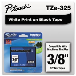 Enterprise Technology Solutions&nbsp;Tze Standard Adhesive Laminated Labeling Tape, 0.35