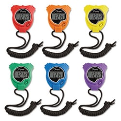 Enterprise Technology Solutions Water-Resistant Stopwatches, 1/100 Second,