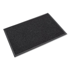 Enterprise Technology Solutions Super-Soaker Wiper Mat With Gripper Bottom, Polypropylene, 46 X 72, Charcoal