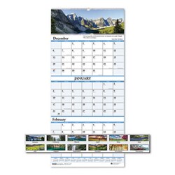 Enterprise Technology Solutions Recycled Scenic Compact Three-Month Wall