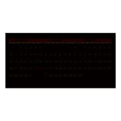 Enterprise Technology Solutions Recycled Three-Month Horizontal Wall Calendar,