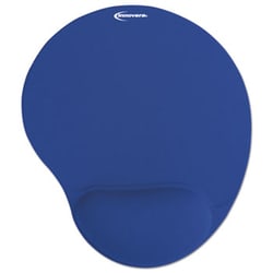 Enterprise Technology Solutions&nbsp;Mouse Pad W/Gel Wrist Pad, Nonskid Base, 10-3/8 X 8-7/8, Blue