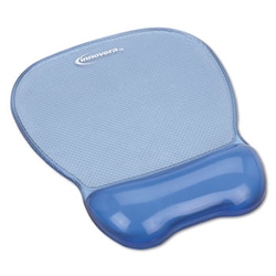 Enterprise Technology Solutions Gel Mouse Pad W/Wrist Rest, Nonskid Base,