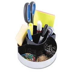 Enterprise Technology Solutions Rotating Desk Organizer, Plastic, 6 X 5