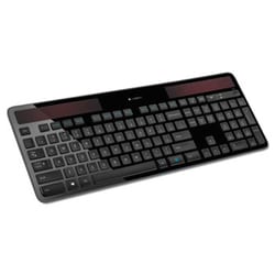 Enterprise Technology Solutions&nbsp;K750 Wireless Solar Keyboard, Black