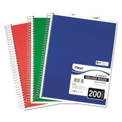 Enterprise Technology Solutions Spiral Notebook, 5 Subjects, Medium/College