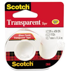 Enterprise Technology Solutions Transparent Tape In Handheld Dispenser, 1