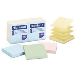 Enterprise Technology Solutions Self-Stick Pop-Up Notes, 3 X 3, Assorted