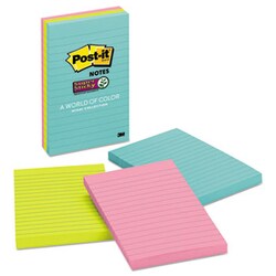 Enterprise Technology Solutions&nbsp;Pads In Miami Colors, 4 X 6, 90/Pad, 3 Pads/Pack