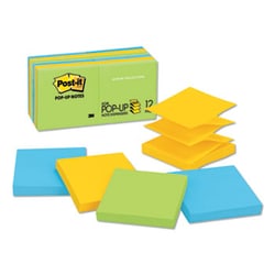 Enterprise Technology Solutions&nbsp;Original Pop-Up Refill, 3 X 3, Assorted Jaipur Colors, 100-Sheet, 12/Pack