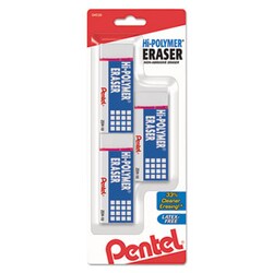 Enterprise Technology Solutions Hi-Polymer Eraser, Rectangular, Medium,