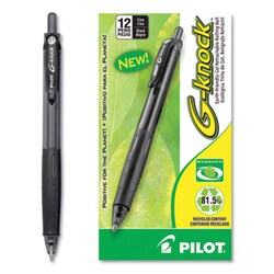 Enterprise Technology Solutions G-Knock Begreen Retractable Gel Pen, Fine