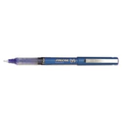 Enterprise Technology Solutions&nbsp;Precise V5 Stick Roller Ball Pen, Extra-Fine 0.5Mm, Blue Ink/Barrel, Dozen