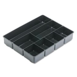 Enterprise Technology Solutions&nbsp;Extra Deep Desk Drawer Director Tray, Plastic, Black