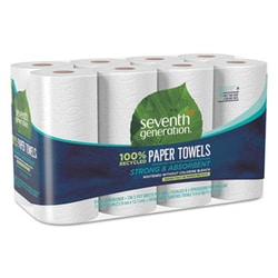 Enterprise Technology Solutions&nbsp;100% Recycled Paper Towel Rolls, 2-Ply, 11 X 5.4 Sheets, 156 Sheets/Rl, 8 Rl/Pk