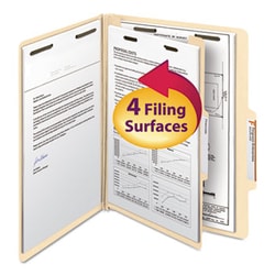 Enterprise Technology Solutions Manila Four- And Six-Section Top Tab Classification