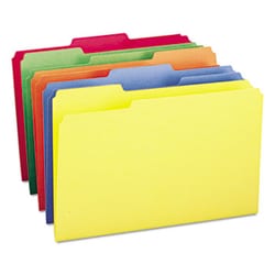 Enterprise Technology Solutions Colored File Folders, 1/3-Cut Tabs, Legal
